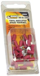 Picture of WirthCo 80838 Battery Doctor Red Vinyl Insulated Spade Terminal 16-14 AWG 25-Pack