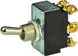 Picture of BEP Marine 1002018 Chrome Plated Toggle Switch On-Off-On DPDT