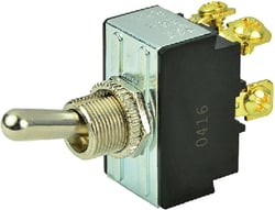 Picture of BEP Marine 1002017 Chrome Plated Toggle Switch Off-On DPDT