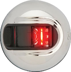 Picture of Attwood Marine NV3012SSR7 LightArmor LED Port Side Navigation Light Round Vertical Mount