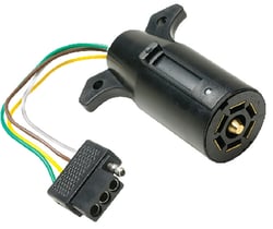 Picture of Fultyme RV 1000 7-Way to 4-Way Trailer Wiring Adapter with 18" Cable