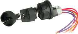 Picture of BEP Marine 1001603 4-Position Ignition Switch with Deutsch Connector