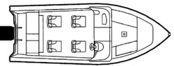 Picture of Carver Covers 79003 Flex-Fit PRO Poly-Flex II Boat Cover 16-19ft V-Hull Bass Boats