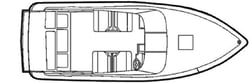 Picture of Carver Covers 79006 Flex-Fit PRO Poly-Flex II Boat Cover for 19-22 ft V-Hull Cuddy Cabin