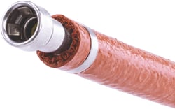 Picture of Shields Hose 16375038036D Marine Fuel Feed Line with Fire Sleeve 36"