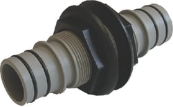 Picture of Flow-Rite MA282 1-1/2" Qwik-Lok Male to Male Bulkhead Fitting