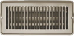 Picture of RV Designer H874 Floor Register Vent with Damper 4" x 10" Tan Metal