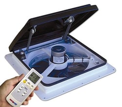 Picture of MaxxAir 00-04500K MaxxFan Plus 10-Speed RV Roof Vent with Electric Opening and Smoke Lid