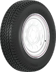 Picture of Loadstar Tires 3S645 ST205/75D15 Bias Trailer Tire and Wheel Assembly White Modular with Stripe