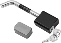 Picture of Wesbar 63224 Receiver Lock 1/2" Bent Shank Chrome