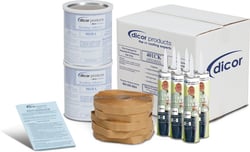 Picture of Dicor 401CK-D RV Roof Installation Kit Dove White EPDM TPO