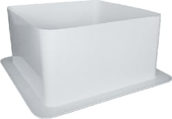 Picture of Icon Pistons 12573 Skylight Garnish Trim for 14x14 Vents - White