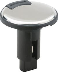 Picture of Attwood Marine 910R2PSB7 LightArmor Plug-In Base Round 2-Pin 316 Stainless Steel