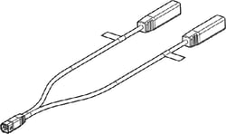 Picture of Humminbird 720102-1 9M SILR Y Cable 9-Pin Side Imaging Dual Beam Splitter Adapter