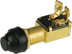 Picture of BEP Marine 1001505 Push Button Switch with Cap, Off-(On) SPST