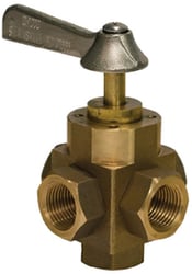 Picture of Groco FV550L Bronze 5-Way Tank Selector Valve 1/2" NPT