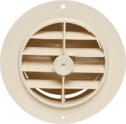 Picture of Valterra A103349VP Heat & A/C Register Dampered 4" White Plastic