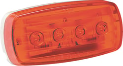 Picture of Wesbar 4758031 LED Clearance Side Marker Light Red Oblong