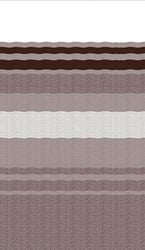 Picture of Powerwinch JU168A00 15' RV Awning Fabric White with Dune Stripes
