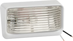 Picture of Wesbar 3178531 Porch Light with Clear Lens and White Base