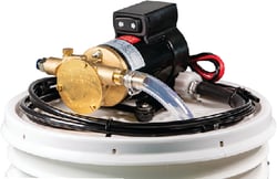 Picture of Johnson Pumps 65F3B Oil Change Pump Kit with Pail 12V 5.5 GPM