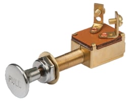 Picture of BEP Marine 1001308 Push-Pull Switch Off-(On) Momentary 10A 12V
