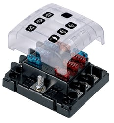 Picture of BEP Marine ATC6WQC 6-Way ATC Fuse Holder with Quick Connect Terminals and Cover