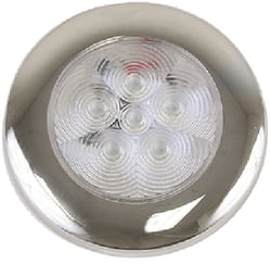 Picture of Scandvik 41321P Surface Mount LED Downlight with Blue Night Light