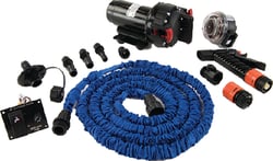 Picture of Johnson Pumps 6260616 Aqua Jet 5.2 GPM Washdown Pump Kit 12V with Coiled Hose