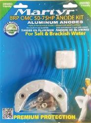 Picture of Martyr Anodes CMOMC5075KITA Anode Kit for BRP Johnson Evinrude 50-75 HP Outboard