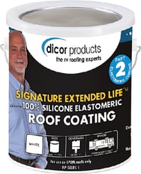 Picture of Dicor RP-SELRC-1 EPDM Rubber Roof Coating - White, 1 Gallon