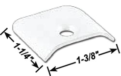 Picture of AP 02139202 RV Trim Molding End Cap Black Aluminum 1-1/4 Inch