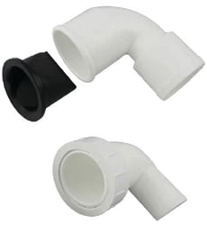 Picture of Johnson Pumps 814727301 Outlet Elbow for Silent and Premium Marine Toilets
