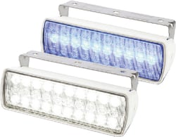 Picture of Hella 980950071 Sea Hawk XL Dual Color LED Floodlight White Housing Blue/White