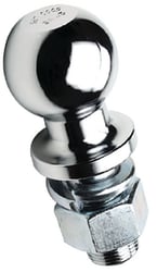 Picture of Fultyme RV 1018 Chrome Plated Trailer Hitch Ball 1-7/8" x 3/4" x 2-5/16"