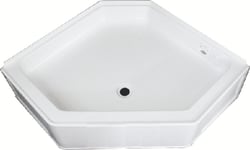 Picture of Specialty Recreation NSB3434WC Neo-Angle Shower Base 34x34 White RV