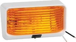 Picture of Wesbar 3078518 Exterior Light with Switch Ash White Amber Lens