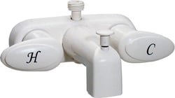 Picture of Valterra PF223261 Catalina Two Handle RV Tub Diverter Faucet White
