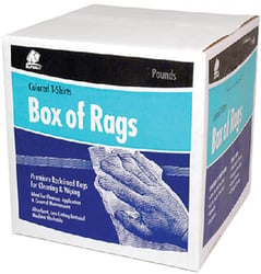 Picture of Buffalo Tools 10087 Recycled T-Shirt Cloth Wipers 8 lb Box