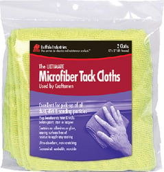 Picture of Buffalo Tools 65008 Microfiber Tack Cloths Yellow 2-Pack
