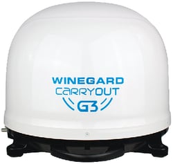Picture of Winegard Co GM9000 Carryout G3 Portable Satellite Antenna White