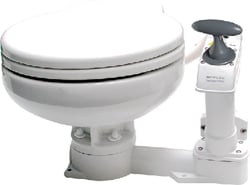 Picture of Johnson Pumps 80-47625-01 Aqua-T Super Compact Manual Marine Toilet