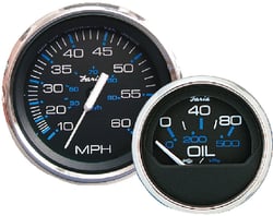 Picture of Faria Instruments F13715 Chesapeake White SS Digital Hourmeter Gauge
