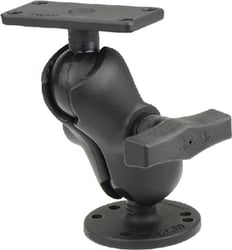 Ram Mounts RAM-202-153-B-202 Drill-Down Double Ball Mount for Humminbird Helix 5 Short Arm — image 2