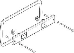 Picture of Humminbird 740200-1 HELIX 7 In-Dash Mounting Kit