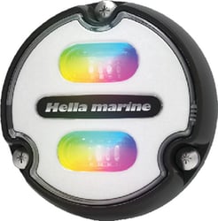 Picture of Hella 016146-011 Apelo A1 RGB LED Underwater Marine Light White Lens