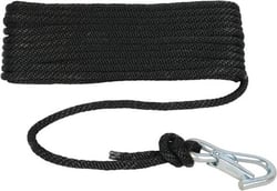 Picture of Attwood Marine 11736-7 3/8" x 50' Solid Braid Polypropylene Rope Red
