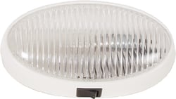Picture of Optronics RVPL7CP Oval RV Porch Utility Light with Switch Clear Lens