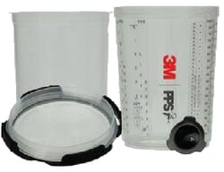 Picture of 3M 26000 PPS Series 2.0 Spray Cup System Standard 22oz 650ml 50 Pack