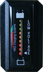 Picture of Dual Pro BFGVLITH Lithium Battery Gauge Rectangle Vertical Display